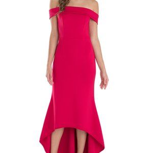 Black Halo Red Leta Gown Eve By Laurel Berman 14
